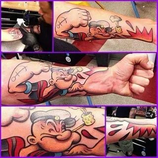 Pin by Joe Ihrig on tatuajes y dibujo Popeye tattoo, 3d tatt