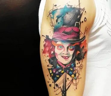 Pin on Mad hatter tattoo