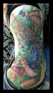 Fairy And Dragon Tattoo Fairy tattoo designs, Fantasy tattoo