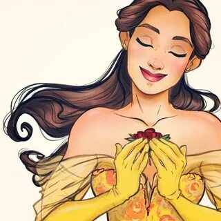 Belle fan art close up happy 25th anniversary #beautyandtheb