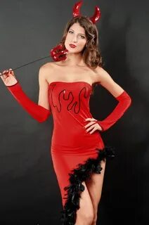 Sexy Adult Fancy Dress Halloween Costumes Red Delightfully E