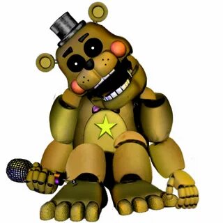 Fnaf rockstar golden freddy