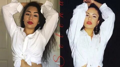 Selena Quintanilla Inspired Makeup + Outfit 💋 - YouTube