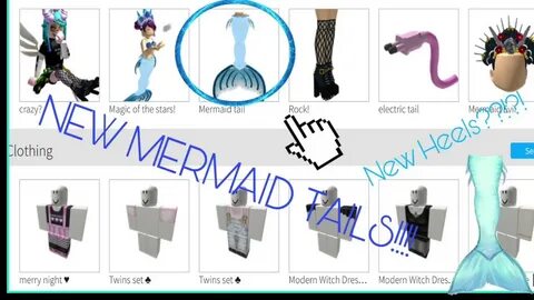 NEW HEALS!!????NEW MERMAID TAILS!Royale High - YouTube