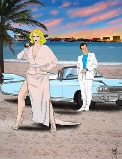 Moonlighting meet Miami Vice. Despite drawing Bruce Willis c