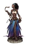 Female Human Snake Witch - Pathfinder PFRPG DND D&D 3.5 5E 5