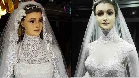 La novia más bonita de Chihuahua", el maniquí que tiene una 