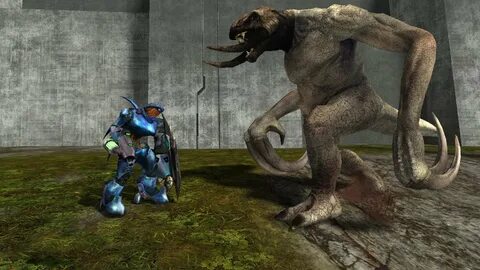 Halo 1 Hunters VS. Halo Reach Guta - YouTube