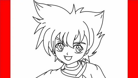 How To Draw Max Tate From Beyblade - Step By Step Drawing - 
