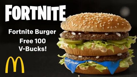 McDonald's Fortnite Burger: The Burger for Gamers - Only at 