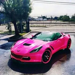 Pin by Sarah Cline on Cars-Bikes-Planes-Trains Pink corvette
