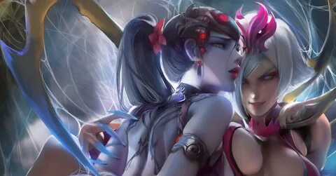 Widowmaker X Elise Art Пикабу