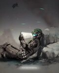 Odst art Halo drawings, Halo armor, Halo game