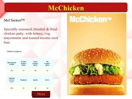 Calories In Mcchicken Sandwich - Quotes Viral