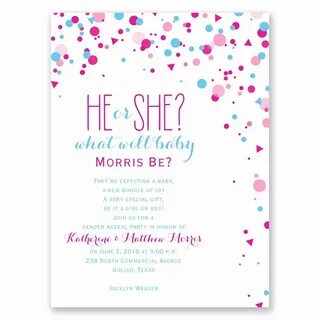 Gender Reveal Invitation Template - 34 Free Psd Eps - Latter