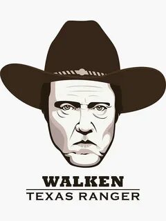 "Christopher Walken is "Walken: Texas Ranger"" Sticker for S