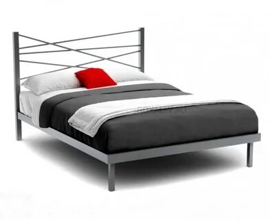 Кровать на металлическом каркасе (Лофт) R52-18