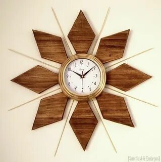 This is amazing diy from SawDust and Embryo's Diy clock wall