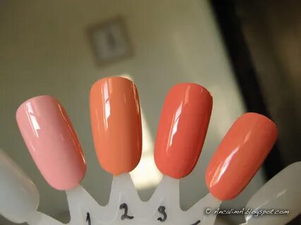 AncalimA's Beauty Blog: Сравнялка персиковых лаков