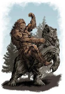 Entry #21 by arteo77 for Illustration of Bigfoot riding a gr