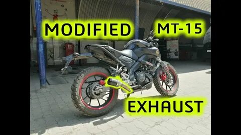 YAMAHA MT-15 Modified Exhaust, colour, auto ignition, and ma