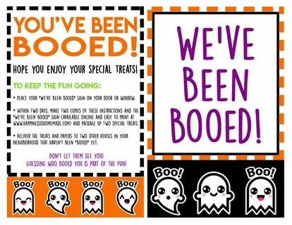 Free You’ve Been Booed Printables! - Happiness is Homemade H