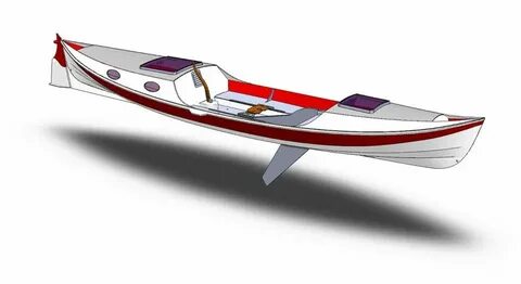 Launching Chesapeake Light Craft's 22'6" Rowing-Sailing Faer