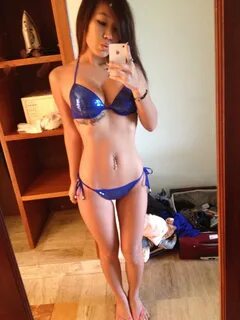 Sexy bikini asian girl selfies