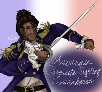 Lafayette! (From an instagram art trade) Hamilton Amino