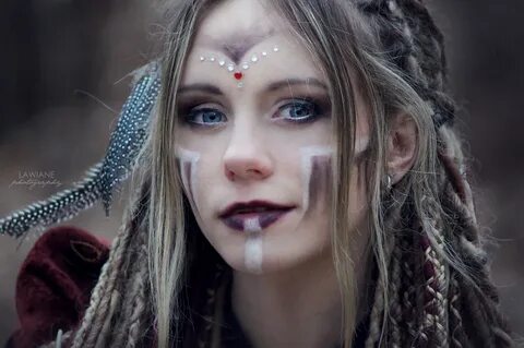 Earth Warrior II by Lawiane on DeviantArt Viking makeup, Tri