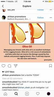 Can olive oil really make your boobs firm