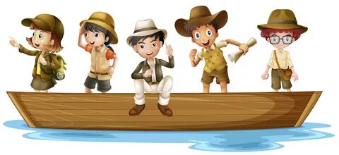 Young explorers 360757 Vector Art at Vecteezy