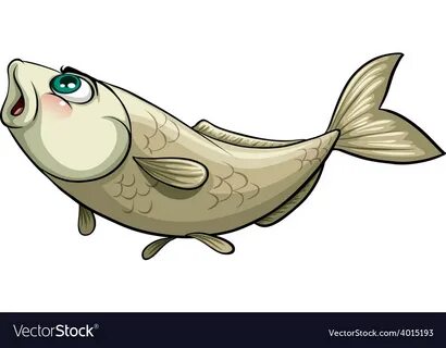 Fish caught by a hook Royalty Free Vector Image