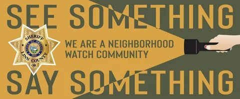 Neighborhood Watch - Linn County Sheriff's Office