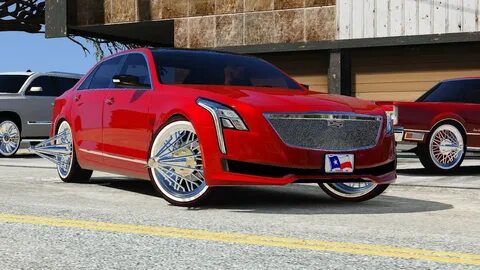 Paul Wall Cadillac on Texan Wire Wheels and Kandy Red Breads