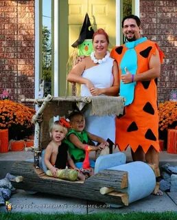 The Flintstones Family! Flintstones halloween costumes, Fami