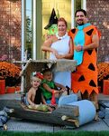 The Flintstones Family! Family halloween costumes, Flintston