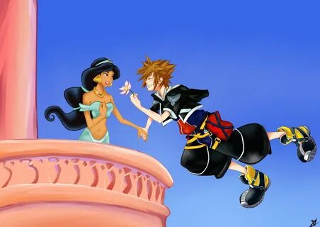 Kingdom Hearts Jasmine and Sora wallpaper 3496x2474 878347 W