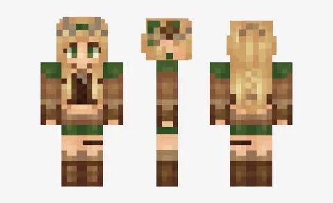 Elf Girl Minecraft Skin - Woodland Elf Minecraft Skin - 620x