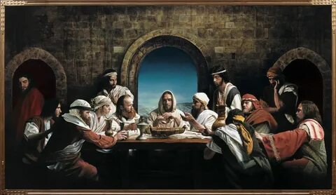 "And It Was Night" Last supper, Jesus painting, Jesus last s