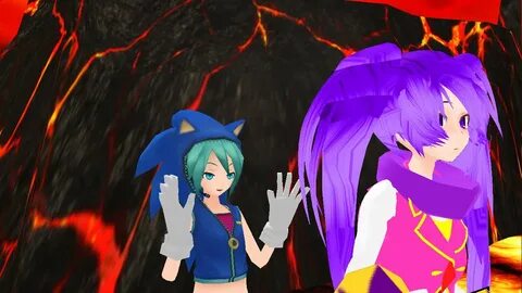 MMD) Sonic Miku trolls NiGHTS w/ friends - YouTube