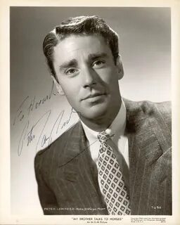 Peter Lawford - Autographed Inscribed Photograph HistoryForS