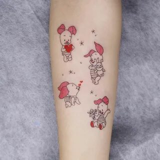 Cute baby Piglet tattoo - Winnie the Pooh tattoo Cute animal