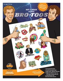 STEP BROTHERS temp tattoos & print for Gallery1998 show on B