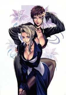 vice and mature (the king of fighters) drawn by homare(fool'