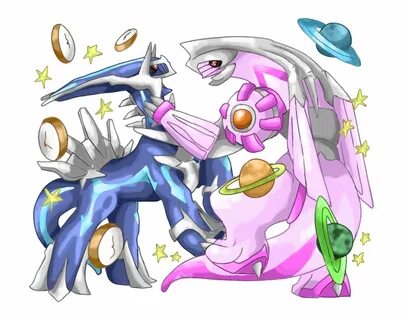 Dialga Versus Palkia - Baby Dialga And Palkia Transparent PN