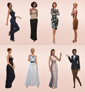 Netz-à-porter - outfits ready to wear for your sims (no CC r