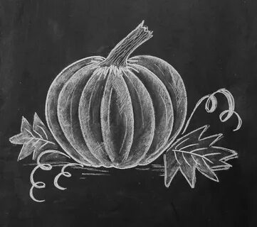 How to Draw a Chalk Pumpkin Fall chalkboard art, Chalk lette