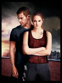 Four and Tris. What's up with her eyes? Sigh idk about her A