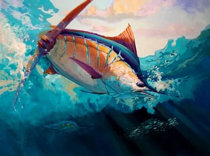 Fishing paintings